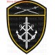 Нашивка морские воинские части Восточного округа войск Национальной гвардии, Росгвардии, Нацгвардии РФ (черный фон)