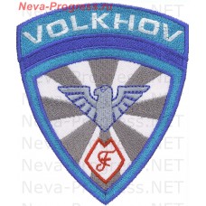 Нашивка частное охранное предприятие (ЧОП) VOLKHOV (треугольник)