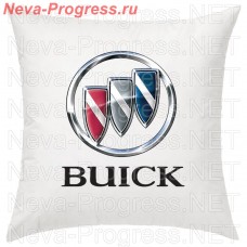 Подушка с вышитым логотипом и надписью BUICK в салон автомобиля, размер и цвет выбирайте в опциях